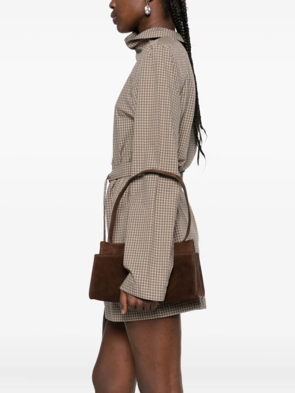 Elleme Long Papillon suede top-handle shoulder bag