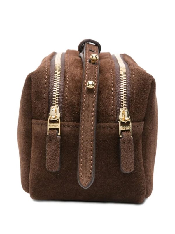 31502296_61002356_1000.jpg Elleme mini Trousse suede double-zip shoulder bag