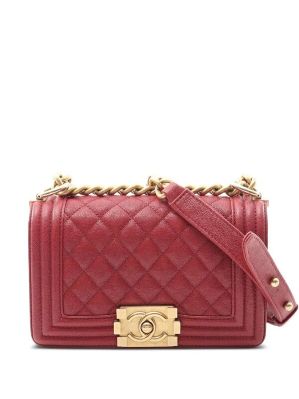 CHANEL - mini caviar-leather shoulder bag