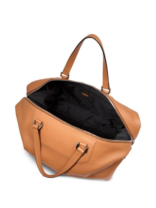 Lancel Ninon logo-patch leather holdall