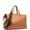 Lancel Ninon logo-patch leather holdall
