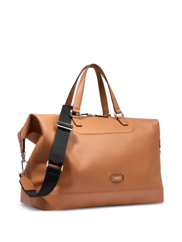 Lancel Ninon logo-patch leather holdall
