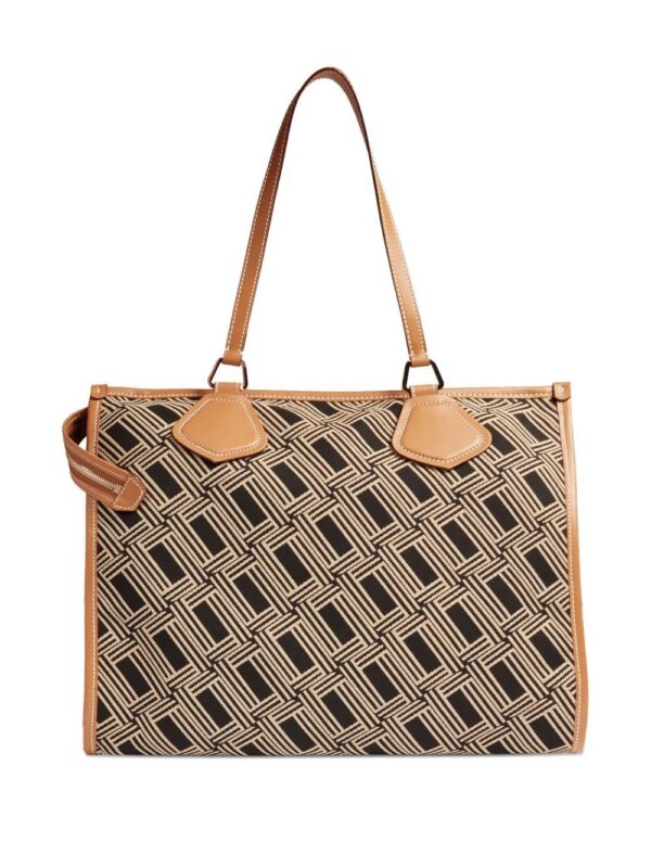 31525703_60889920_1000.jpg Lancel large monogram leather-trimmed tote bag