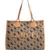 31525703_60890753_1000.jpg Lancel large monogram leather-trimmed tote bag