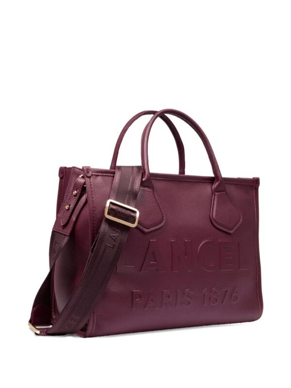 Lancel medium embossed-logo tote bag