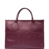 Lancel medium embossed-logo tote bag