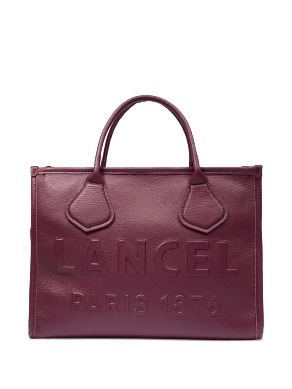 Lancel medium embossed-logo tote bag