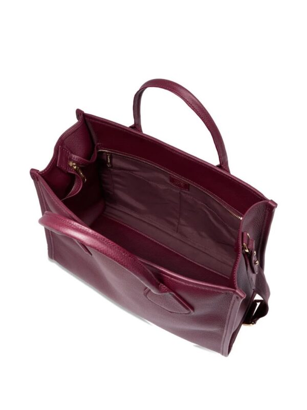 Lancel medium embossed-logo tote bag