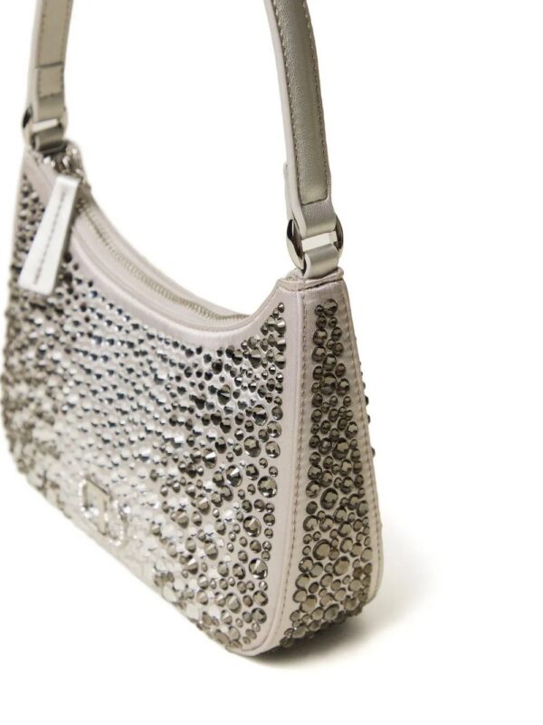 31548349_60940805_1000.jpg TWINSET crystal-embellished half-moon shoulder bag