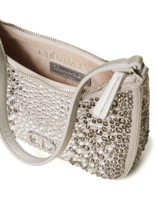 31548349_60940807_1000.jpg TWINSET crystal-embellished half-moon shoulder bag