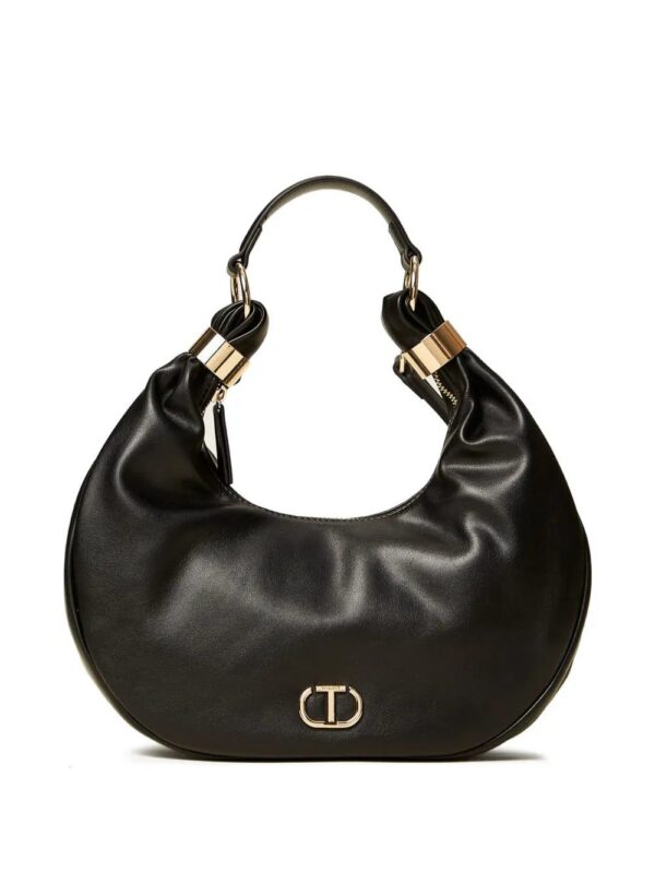 TWINSET Eclipse crescent-shape logo-detail shoulder bag