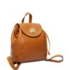 Christian Dior -1990s leather drawstring backpack