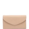 Il Bisonte foldover leather clutch bag