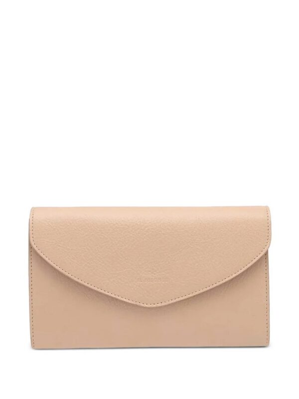 Il Bisonte foldover leather clutch bag
