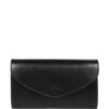 Il Bisonte buttoned-flap leather clutch