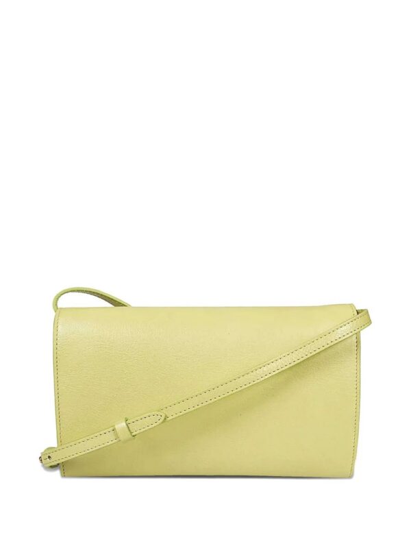 Il Bisonte small flap-fastening leather clutch bag