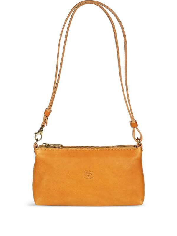 31566410_60975498_1000.jpg Il Bisonte leather zip-top shoulder bag