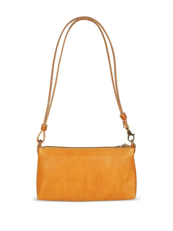 31566410_60975510_1000.jpg Il Bisonte leather zip-top shoulder bag