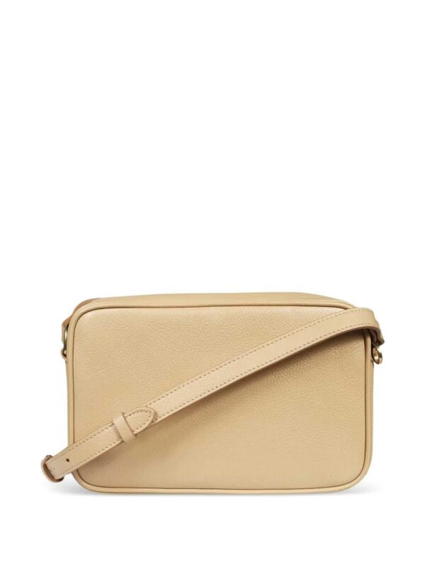 Il Bisonte logo-detail leather cross body bag