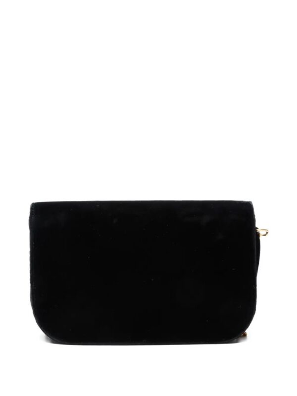Prada -2020s velvet-finish crossbody bag