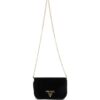 Prada -2020s velvet-finish crossbody bag