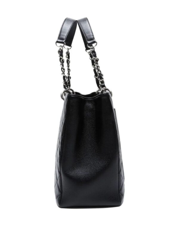 CHANEL quilted chain tote bag