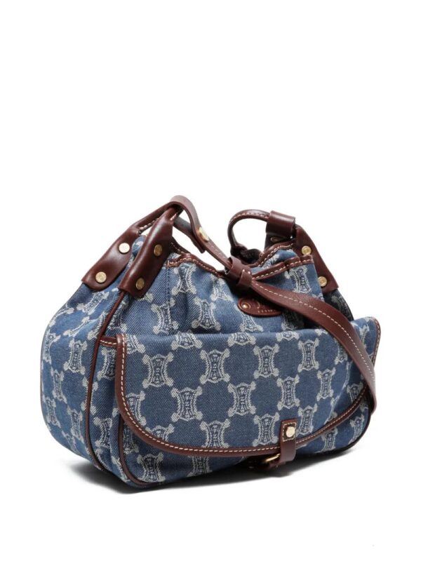 31573756_60974801_1000.jpg Céline 2000s Macadam denim shoulder bag