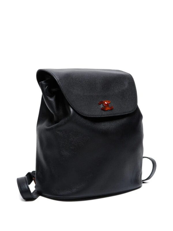 CHANEL - CC Mark leather backpack