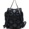 CHANEL - quilted chain backpack