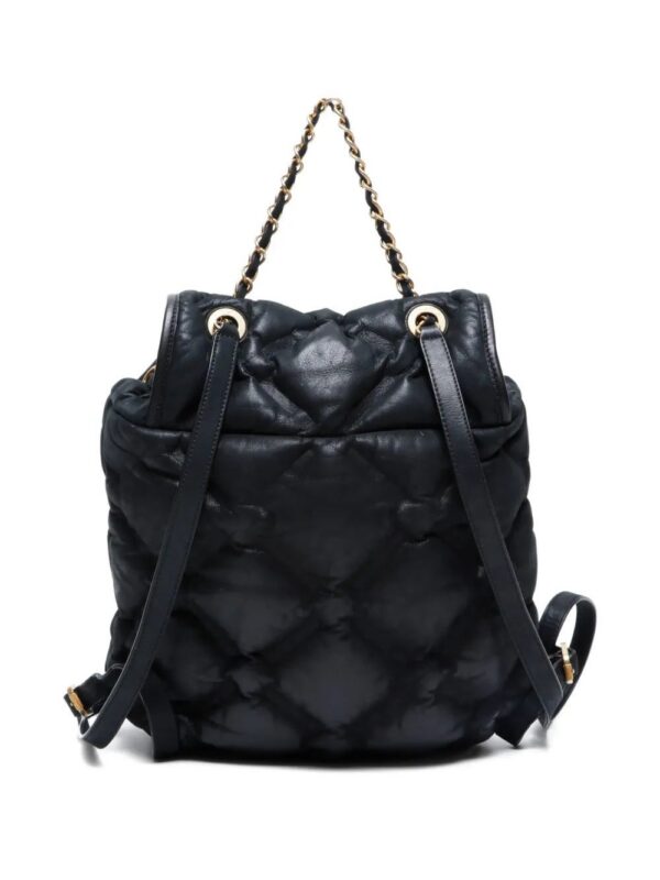 CHANEL - quilted chain backpack