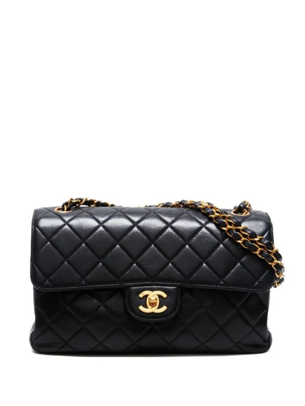 CHANEL - Double Flap quilted shoulder bag