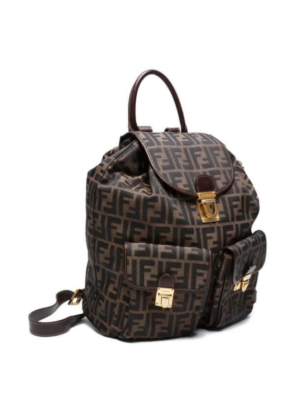 Fendi -2000s zucca-pattern backpack