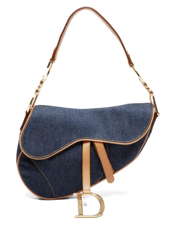Christian Dior -2015s denim Saddle bag