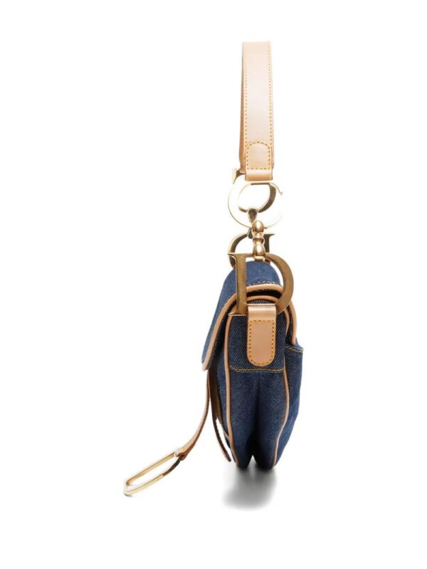 Christian Dior -2015s denim Saddle bag