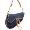 Christian Dior -2015s denim Saddle bag
