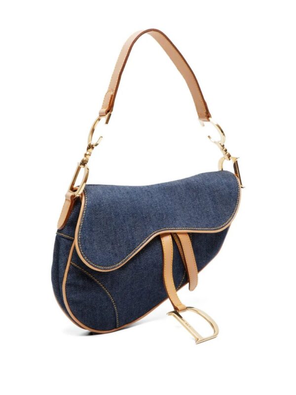 Christian Dior -2015s denim Saddle bag