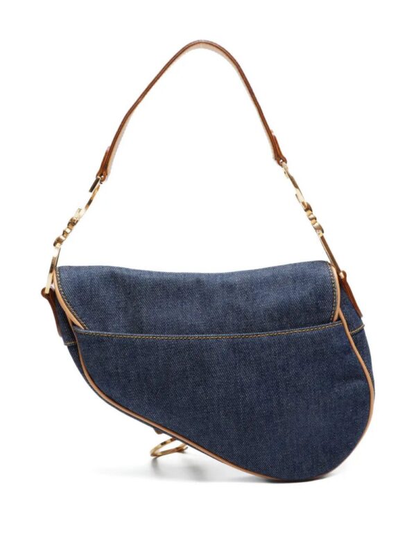 Christian Dior -2015s denim Saddle bag