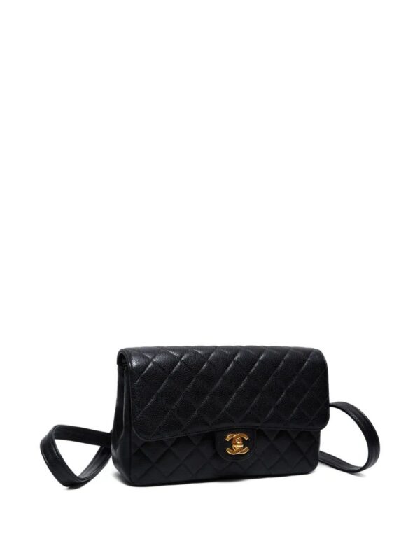 CHANEL quilted flap backpack