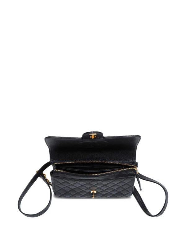 CHANEL quilted flap backpack