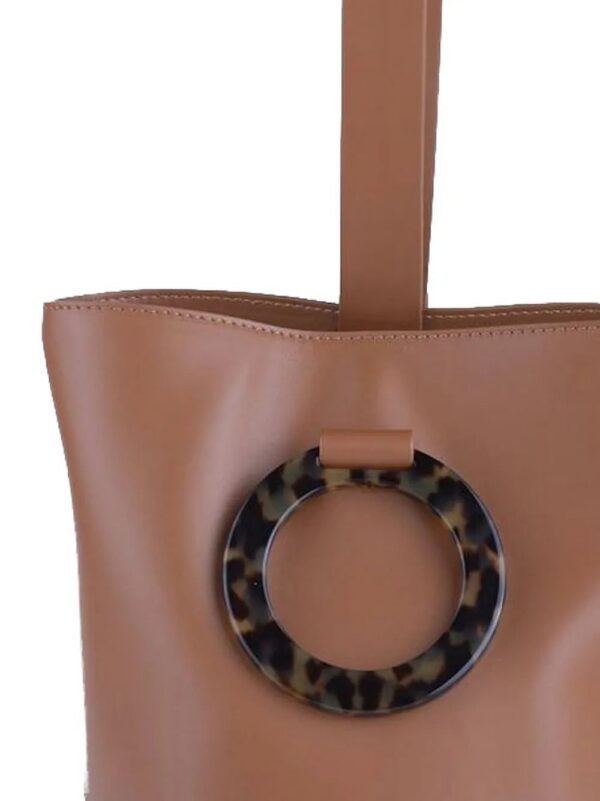 31577556_60978023_1000.jpg Nico Giani large Aurora ring-detail leather bucket bag
