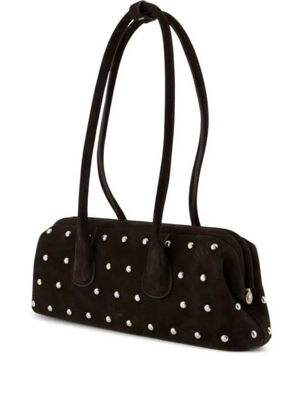 31582065_61009766_1000.jpg Osoi mini Boat Wide stud-embellished suede shoulder bag