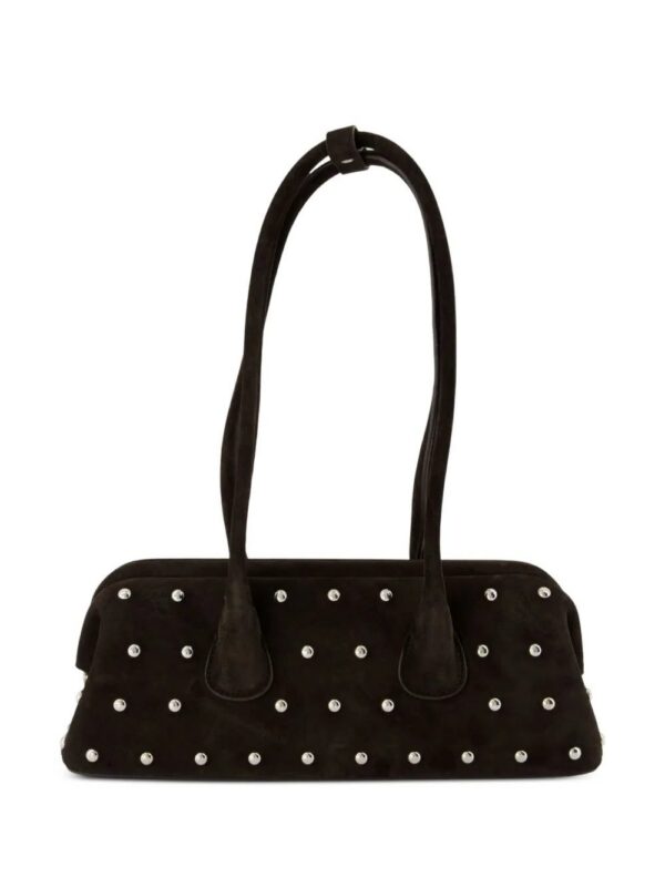 31582065_61009769_1000.jpg Osoi mini Boat Wide stud-embellished suede shoulder bag