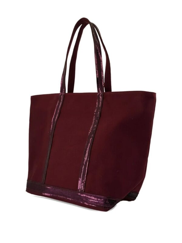 Vanessa Bruno medium sequin-trimmed tote bag
