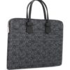 Moreau Granier printed-canvas top-zip briefcase