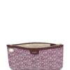 Moreau Marina printed-canvas clutch bag