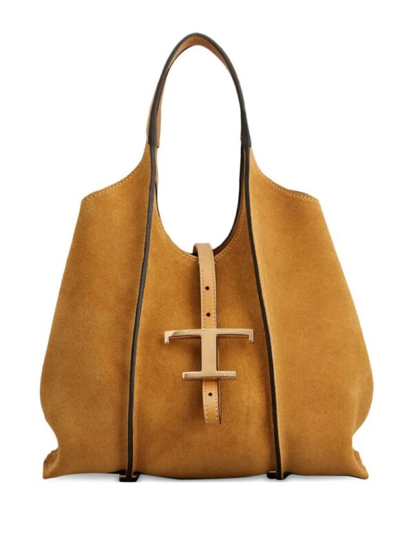 Tod's mini Timeless T-buckle suede tote bag