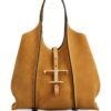Tod's mini Timeless T-buckle suede tote bag