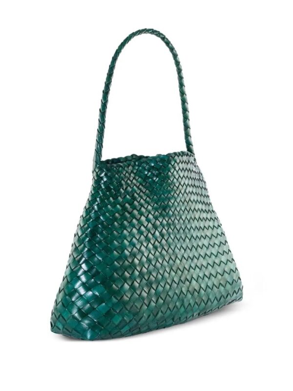 DRAGON DIFFUSION woven leather shoulder bag