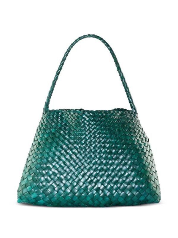 DRAGON DIFFUSION woven leather shoulder bag