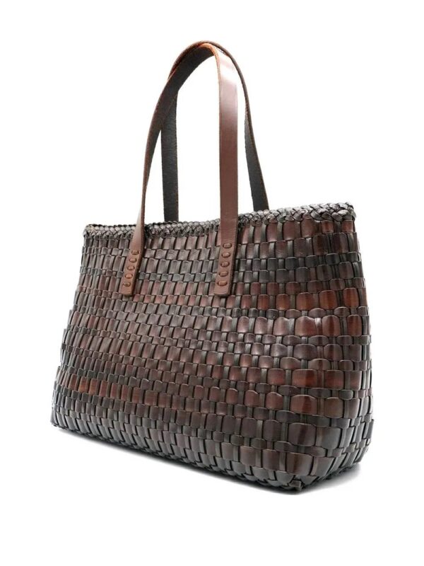 DRAGON DIFFUSION Salvage woven leather shoulder bag